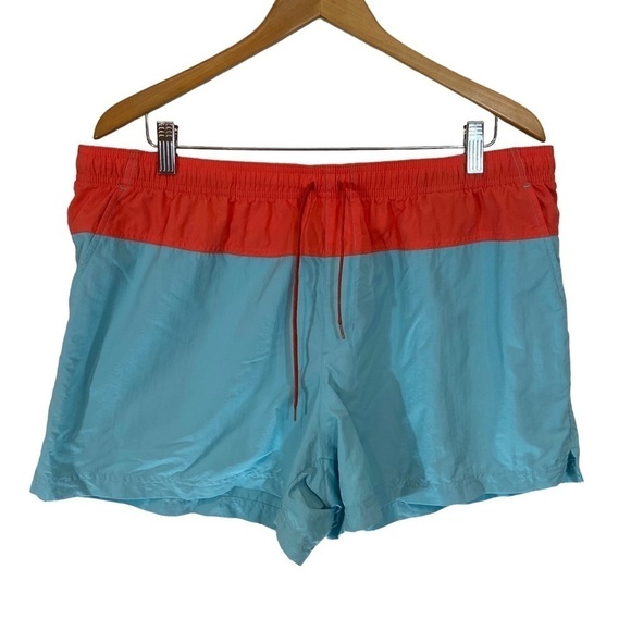 Columbia Unlined Color Blocked Swim Trunks - Picture 1 of 7